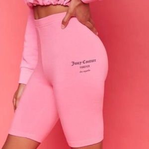 juicy couture x forever 21 shorts pink